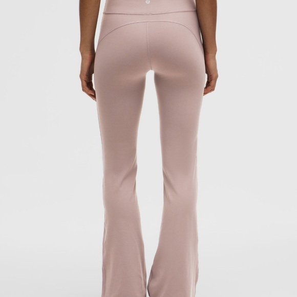 Lululemon Groove Nulu High-Rised Flare Pant Ashen Rose - Picture 2 of 7